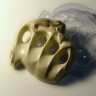 Пластиковая форма для мыла "Кастет-бруталь"