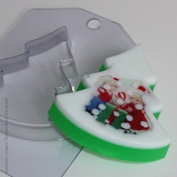 Пластиковая форма для мыла &quot;Елка плоская&quot; Примерный вес готового мыла: 80 г
Рабочая температура: +5..+70 градусов Цельсия
Толщина пластика: 0.7..0.8 мм