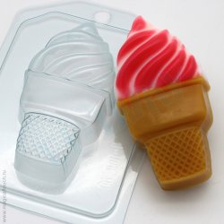Пластиковая форма для мыла &quot;Мороженое/Мягкое в стаканчике&quot; Размеры - 104х56х28 мм
Объем - 84 мл
Рабочая температура: +5..+70 градусов Цельсия
Толщина пластика: 0.7..0.8 мм